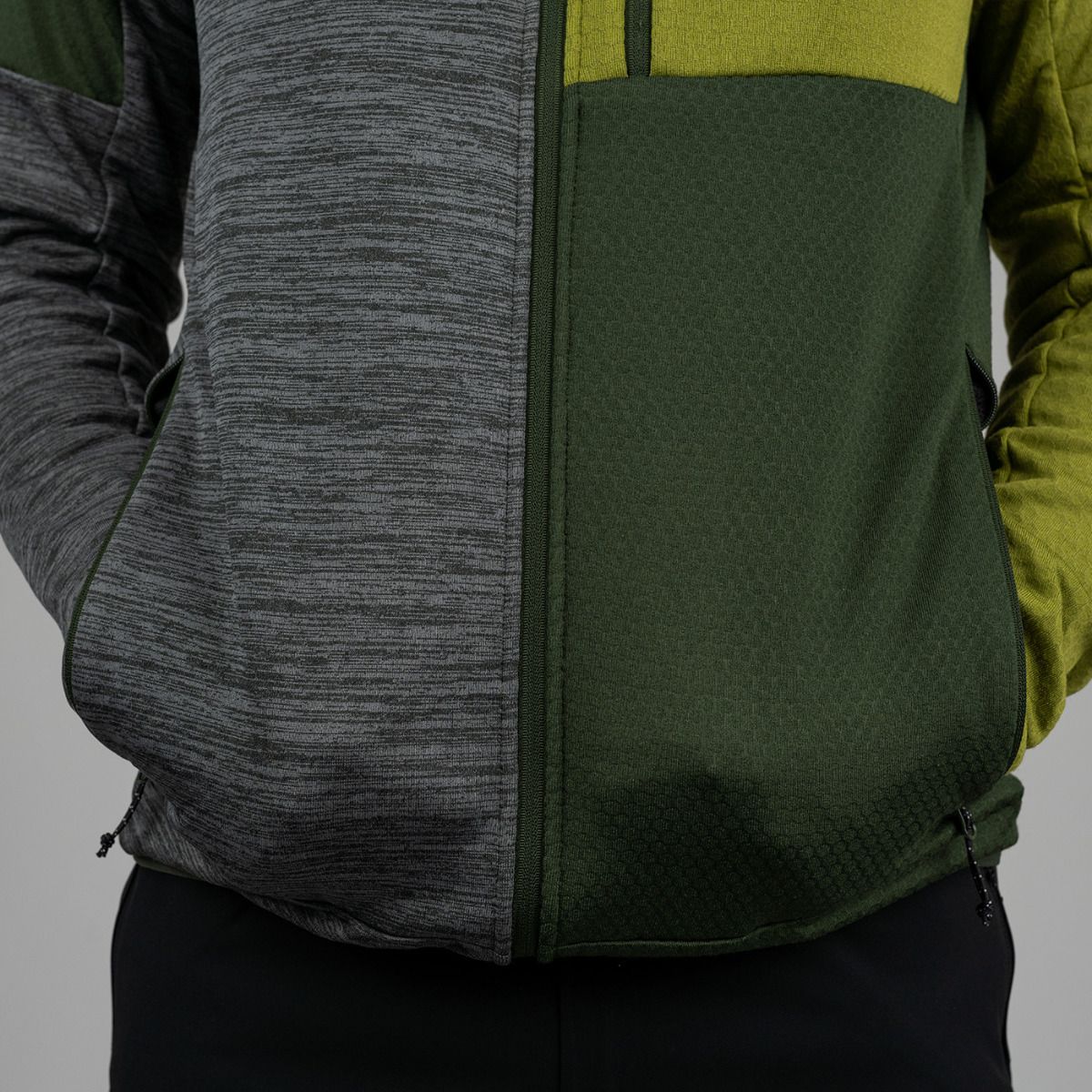 ELAN FLEECE JACKET DARK GREEN