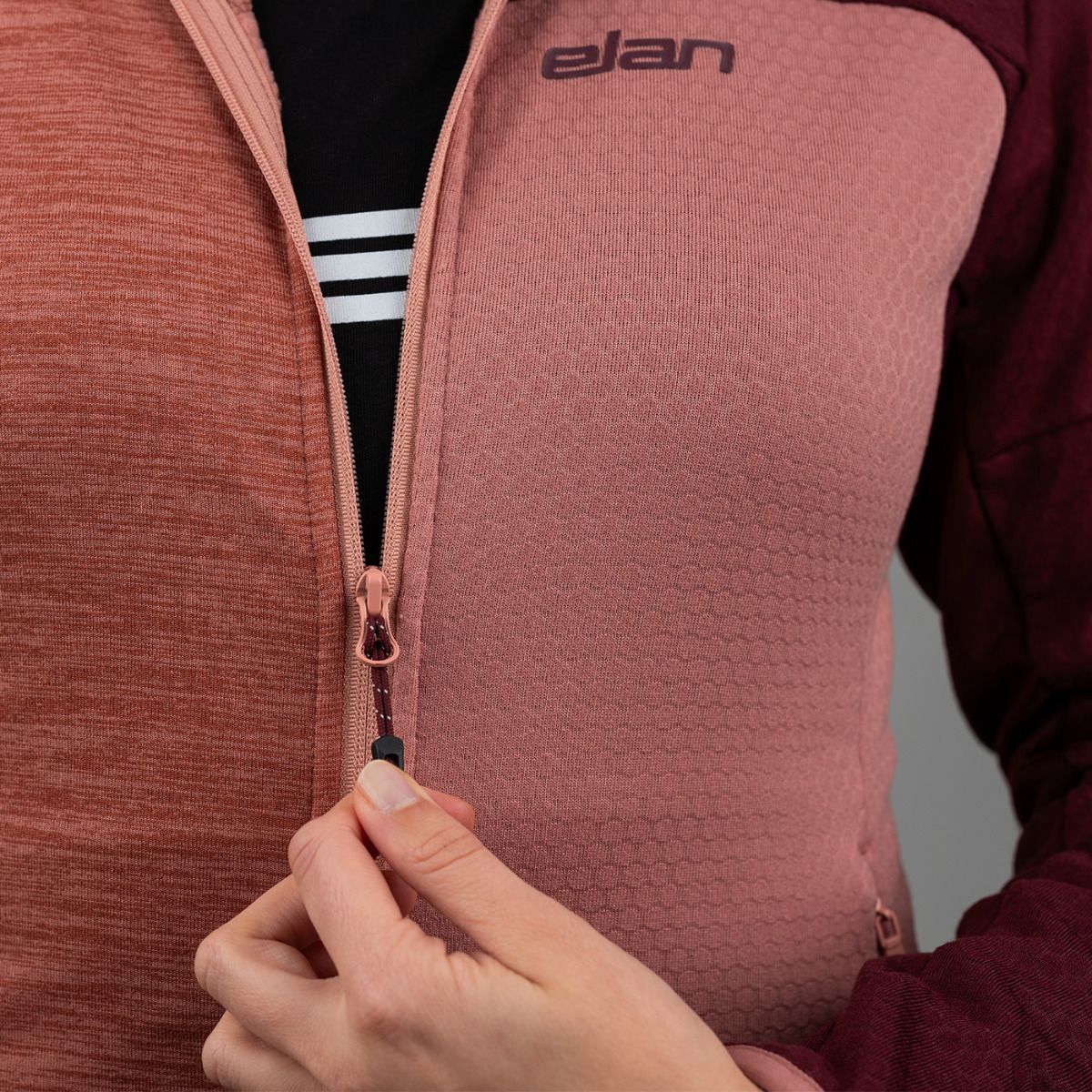 ELAN FLEECEJACKE ROSE W