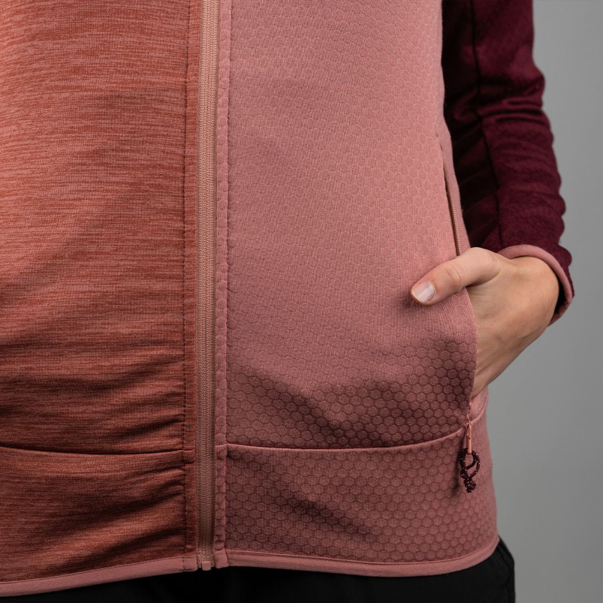 ELAN FLEECEJACKE ROSE W