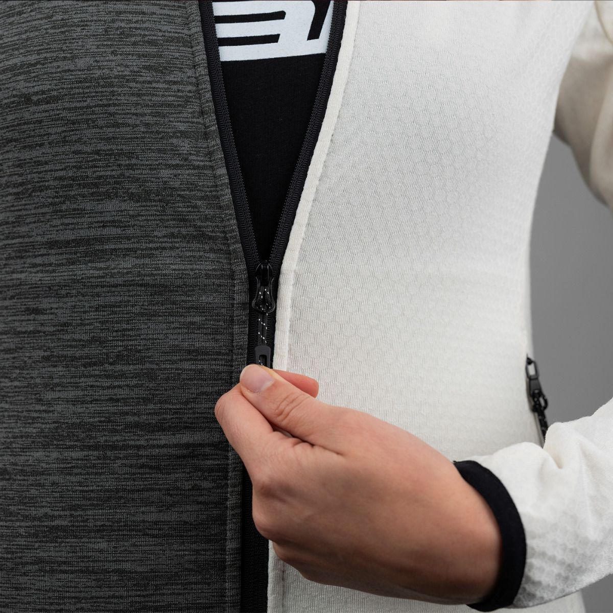 ELAN FLEECEJACKE WEISS W