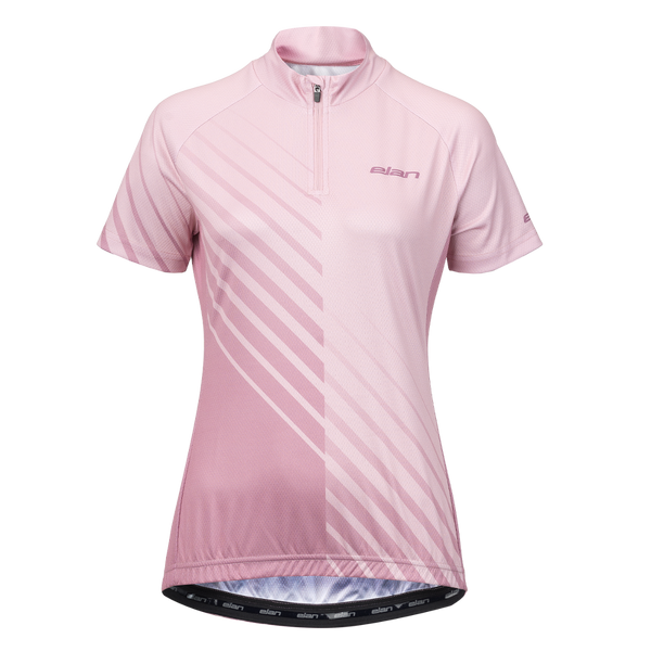 ELAN BIKE JERSEY STRIPES PINK W