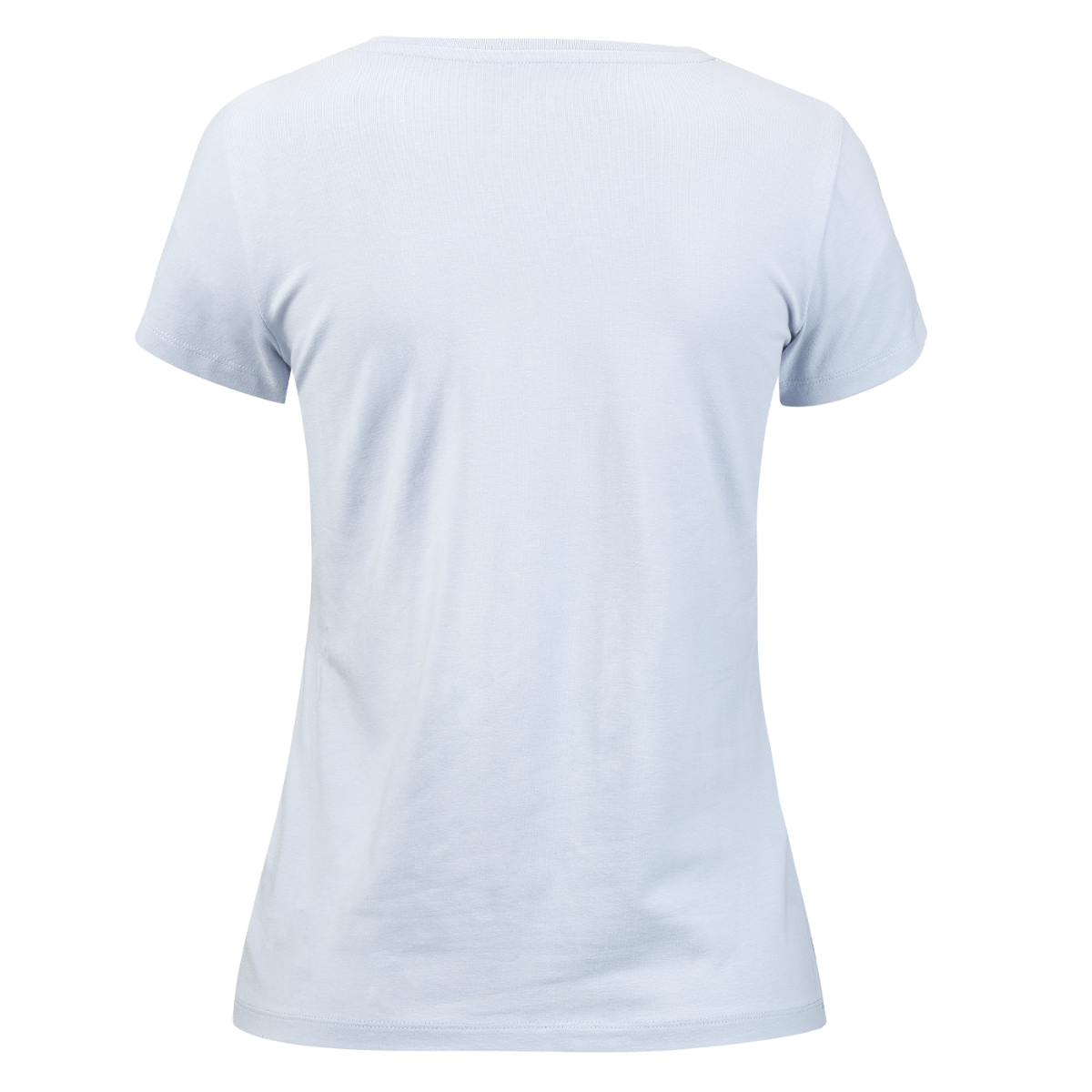 ELAN T-SHIRT MIT LOGO HELLBLAU W