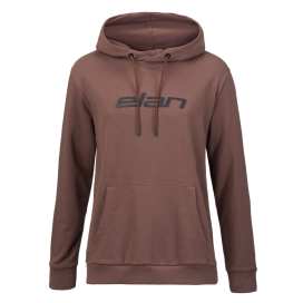 HOODIE ELAN LOGO BROWN U