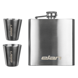 Elan stainless steel hip flask